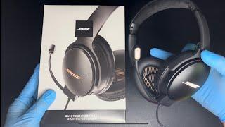 BOSE QUIETCOMFORT 35 II GAMING HEADSET UNBOXING