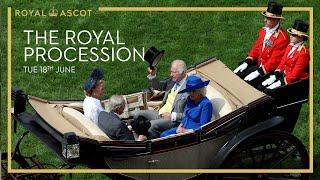 The Royal Procession at Royal Ascot 2024: Day One