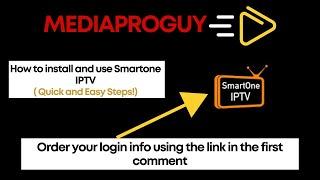 How to install and use Smartone IPTV on Smart TV (1 minute)