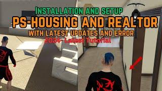 QBCore PS-Housing Script | PS-Housing Install and Showcase | FiveM Tutorial 2024 | Realestate Job