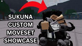 Custom Sukuna Moveset Showcase In The Strongest Battlegrounds!