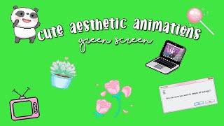 Aesthetic Animation Pack Green Screen