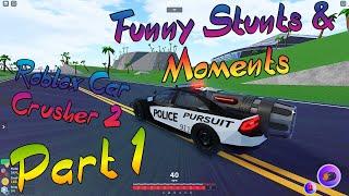 Roblox Car Crushers 2 Funny Moments, Stunts, Fails, Memes!