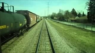 Riding Metra Union Pacific West Line Train #48 from College Ave. to Chicago