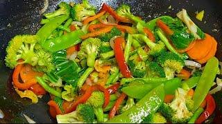 Stir Fried Vegetables (in 5 minutes)