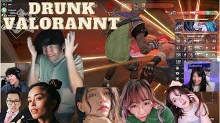 Drunken Toast vs Kkatamina Gekko Showdown OTV & Friends Customs Lobby ft Valkyrae Tinakitten Sykkuno
