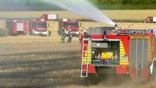 2500 qm Feld in Flammen (Beckum)