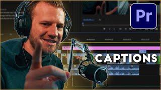 HOW to ADD Captions EASY in Adobe Premiere Pro 2022!
