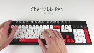 WASD - Mechanical Keyboards Cherry MX Switch Sound Comparison 2017