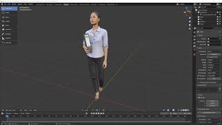Video Guida - Scaricare Modelli 3D, Persone 3D dal Sito Renderpeople, Importare in Blender 3D
