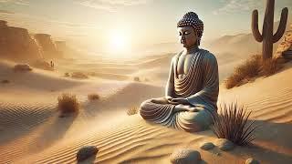 Desert Meditation with Buddha  Calm Music for Deep Relaxation