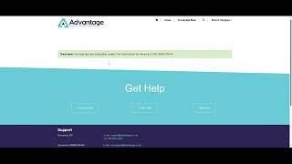 How to use Advantage's Customer Portal