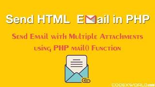 Send Email with Multiple Attachments in PHP