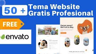 Buat Website Frofesional GRATIS + 50 Thame Premium  Envato Element