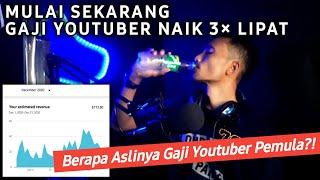 BERAPA GAJI YOUTUBER PEMULA SETELAH MONETISASI PERTAMA KALI BELUM 1 TAHUN