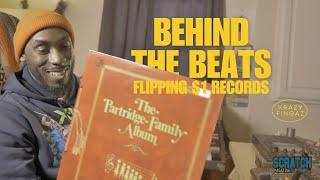 SCRATCH MAGAZINE TV - BEHIND THE BEATS featuring KRAZYFINGAZ FLIPPING SAMPLES ON $1 RECORDS