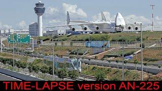 TIME-LAPSE only - First ever visit of the Antonov An-225 in Athens airport history (2005)