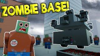 LEGO ZOMBIE BASE VS ZOMBIE ARMY! - Brick Rigs Roleplay Gameplay - Multiplayer Zombie Mode