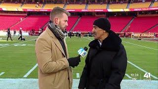 KSHB 41's Matt Foster chats with Pro Football Hall of Famer Tony Dungy