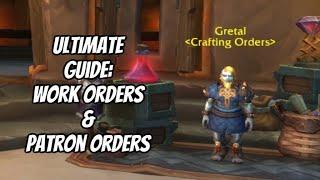 EVERYTHING YOU NEED TO KNOW ABOUT CRAFTING WORK ORDERS & PATRON WORK ORDERS: WORLD OF WARCRAFT