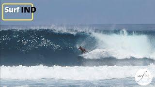 this is how Nyang Nyang looks, April 23rd, 2022. (some big and a pretty deep barrel) | Bali surfing