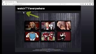 watchTVeverywhere Sign Up Tutorial