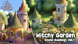 Round Buildings ONLY! Tiny Witchy Glade | Tiny Glade Demo Gameplay w/ Commentary