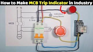 How to Make Simple MCB Trip Indicator @TheElectricalGuy