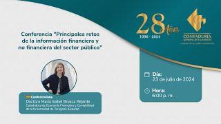 Conferencia "Principales retos de la información financiera y no financiera del sector público"