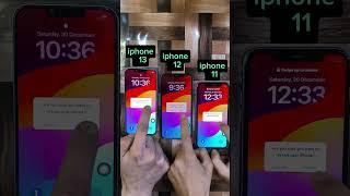 iPhone 11 vs iPhone 12 vs iphone 13(Boot test) #shorts#youtubeshorts