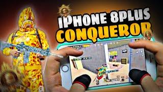 iPhone 8plus CONQUEROR PUSH Duo Fpp || Stable 60fps gameplay (iOS16.7.7 pubg test