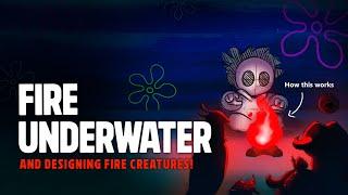 Underwater Fire Creature Biology | Elemental Creature Design