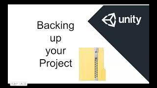 Unity Backup Your Project (zipped)