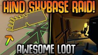 HIND SKYBASE RAID! - AWESOME LOOT on Yukon w/Rigpop | Unturned