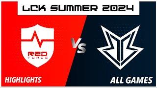 NS vs BRO - Highlights ALL GAMES - LCK Summer 2024 - NS RedForce vs OK BRION