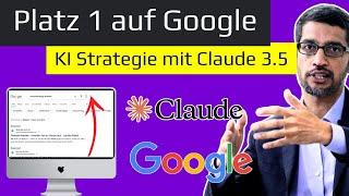 Unglaublicher KI SEO-Hack: Mit Claude 3.5 zu den Top Plätzen bei Google #seo #claude3