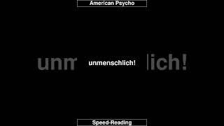 American Psycho   Du bist unmenschlich! ... #Shorts #Zitate #Film #Viral