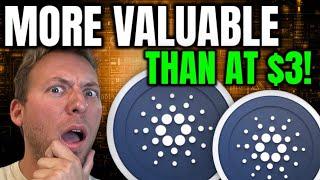 CARDANO - ADA IS MORE VALUABLE THAN AT $3.00!!! NEED TO UNDERSTAND!