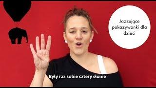 "Cztery słonie" | Polskie piosenki dla dzieci z pokazywaniem | Jazzowanki