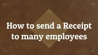 Sending of one receipt to many employees - File Management System eOffice Tutorials