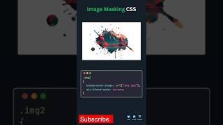 Image masking css | img property in css | set image in css | html video #shorts #html #tools #coding