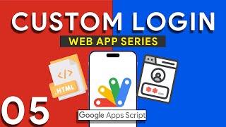 Google Apps Script: Create your own custom login and registration page. CODE PROVIDED.