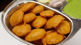 कुरकुरे आलू के पकोड़े - crispy aloo ke pakora recipe hindi cookingshooking