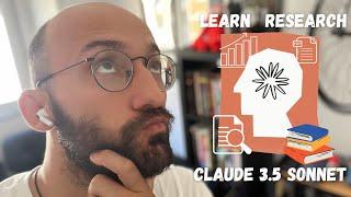 How to Use Claude 3.5 Sonnet & Artifacts for Studying, Learning & Research