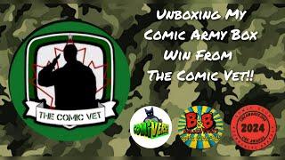 Unboxing My Comic Army Box Win From The Comic Vet!!!