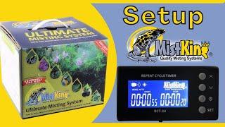 How to Set Up A MistKing System AND How to Program a MistKing Timer