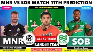 SOB vs MNR Dream11, SOB vs MNR Dream11 Prediction,SOB vs MNR The Hundred 11 T20 Match Prediction