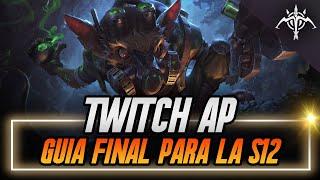 GUIA PARA LA NUEVA BUILD DE TWITCH AP PRETEMPORADA S12  Runas, Jugabilidad, Habilidades, combos