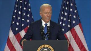 Joe Biden calls Donald Trump 'Vice President Trump' during press conference