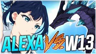 SUMMER ALEXA vs WYVERN 13 (1-SHOT TEAM & F2P TEAM) - Epic Seven